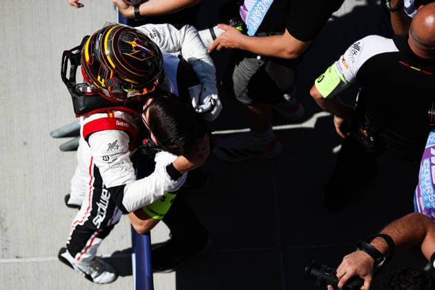 AUTO - FORMULA 3 2026 - BUDAPEST NAEL ThÃ ophile (fra), Campos Racing, Dallara F3 2025, portrait parc ferme celebration during the 7th round of the 2026 FIA Formula 3 Championship from July 24 to 26, 2026 on the Hungaroring, in Mogyorod near Budapest, Hungary - MogyorodHungary  Copyright: xEricxAlonsox
