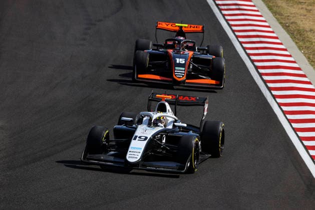 AUTO - FORMULA 3 2026 - BUDAPEST 19 HO Christian (sgp), Rodin Motorsport, Dallara F3 2025, action 15 DELIGNY Enzo (fra), Van Amersfoort Racing, Dallara F3 2025, action during the 7th round of the 2026 FIA Formula 3 Championship from July 24 to 26, 2026 on the Hungaroring, in Mogyorod near Budapest, Hungary - MogyorodHungary  Copyright: xXavixBonillax