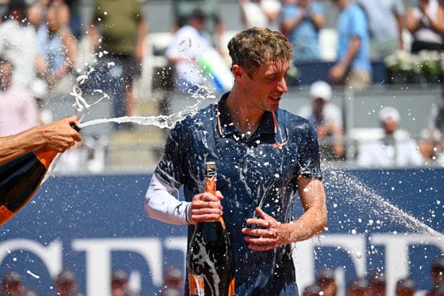 TENNIS - ATP, Tennis Herren Generali Open 2026 KITZBUEHEL,AUSTRIA,25.JUL.26 - TENNIS - ATP World Tour, Generali Open. Image shows Marc Polmans (AUS); keywords: award ceremony.  GEPAxpictures xDanielxSchoenherr