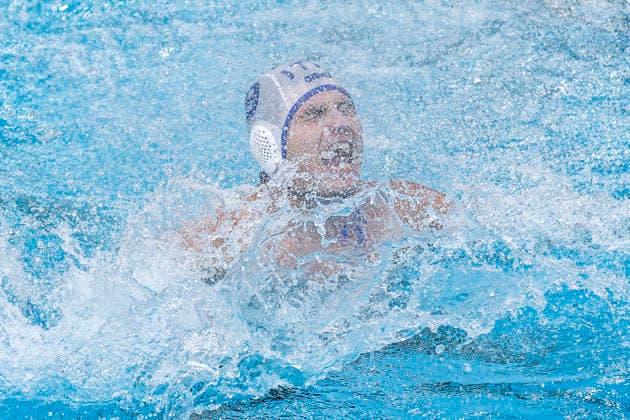 Water polo, Wasserball WORLD CUP ‹GREECE ITALY, Matteo Iocchi Gratta of Italy celebrates scoring a goal during the Water Polo World Cup Men s Semi Final match between Greece and Italy at Sydney Olympic Park Aquatic Centre in Sydney, Saturday, July 25, 2026. ( NO ARCHIVING, EDITORIAL USE ONLY SYDNEY NEW SOUTH WALES AUSTRALIA  Copyright: xMARKxEVANSx 20260725159755810786