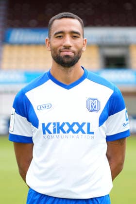 23.07.2026, Hänsch-Arena, Meppen, Spieler Cyrill Akono; SV Meppen 1912 e.V.; 3.Liga, Porträttermin 2026 2027 DFL REGULATIONS PROHIBIT ANY USE OF PHOTOGRAPHS AS IMAGE SEQUENCES AND OR QUASI-VIDEO. Meppen Niedersachsen Germany Hänsch-Arena *** July 23, 2026, Hänsch Arena, Meppen, Player Cyrill Akono, SV Meppen 1912 e.V., 3rd Division, Portrait session 2026–2027. DFL regulations prohibit any use of photographs as image sequences and or quasi-video. Meppen, Lower Saxony, Germany, Hänsch Arena