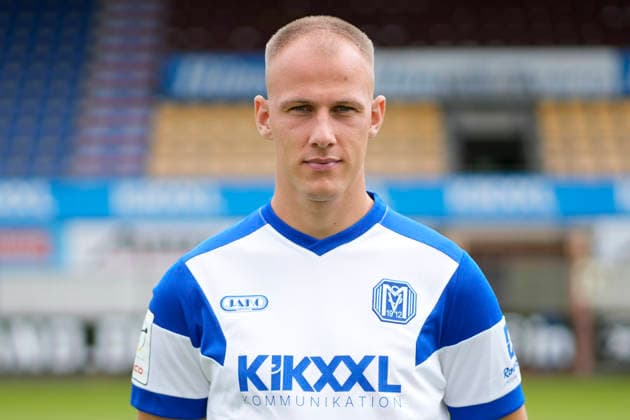 23.07.2026, Hänsch-Arena, Meppen, Spieler Jannic Ehlers; SV Meppen 1912 e.V.; 3.Liga, Porträttermin 2026 2027 DFL REGULATIONS PROHIBIT ANY USE OF PHOTOGRAPHS AS IMAGE SEQUENCES AND OR QUASI-VIDEO. Meppen Niedersachsen Germany Hänsch-Arena *** July 23, 2026, Hänsch Arena, Meppen, Player Jannic Ehlers, SV Meppen 1912 e.V., 3rd Division, Portrait session 2026–2027. DFL regulations prohibit any use of photographs as image sequences and or quasi-video. Meppen, Lower Saxony, Germany, Hänsch Arena