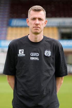 23.07.2026, Hänsch-Arena, Meppen, Physiotherapeut Hannes Niemann; SV Meppen 1912 e.V.; 3.Liga, Porträttermin 2026 2027 DFL REGULATIONS PROHIBIT ANY USE OF PHOTOGRAPHS AS IMAGE SEQUENCES AND OR QUASI-VIDEO. Meppen Niedersachsen Germany Hänsch-Arena *** July 23, 2026, Hänsch Arena, Meppen, Physical Therapist Hannes Niemann, SV Meppen 1912 e.V., 3rd Division, Portrait session 2026–2027. DFL regulations prohibit any use of photographs as image sequences and or quasi-video. Meppen, Lower Saxony, Germany, Hänsch Arena