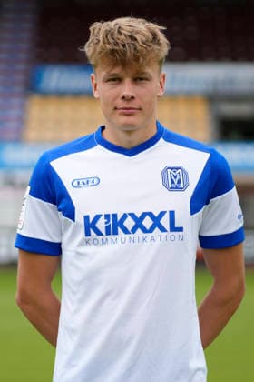 23.07.2026, Hänsch-Arena, Meppen, Spieler Mika Herrmann; SV Meppen 1912 e.V.; 3.Liga, Porträttermin 2026 2027 DFL REGULATIONS PROHIBIT ANY USE OF PHOTOGRAPHS AS IMAGE SEQUENCES AND OR QUASI-VIDEO. Meppen Niedersachsen Germany Hänsch-Arena *** July 23, 2026, Hänsch Arena, Meppen, Player Mika Herrmann, SV Meppen 1912 e.V., 3rd Division, Photo Shoot 2026–2027. DFL regulations prohibit any use of photographs as image sequences and or quasi-video. Meppen, Lower Saxony, Germany, Hänsch Arena