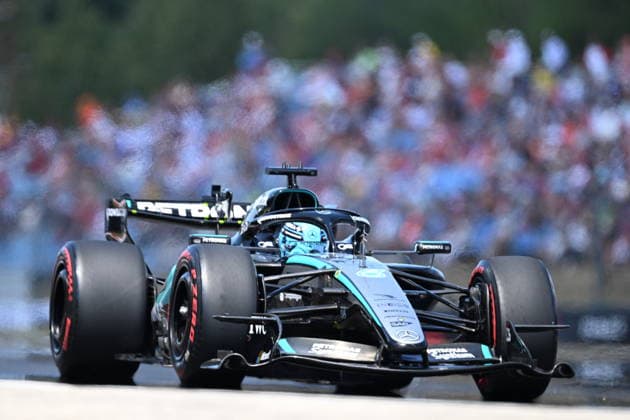 RECORD DATE NOT STATED F1 Hungary 2026 MOGYOROD, HUNGARY JULY 25: Kimi Antonelli of Italy drives the Mercedes-AMG Petronas F1 Team car on track during the third free practice session of the Formula 1 AWS Hungarian Grand Prix 2026 at the Hungaroring on July 25, 2026 in Mogyorod, Hungary. Budapest Hungary  Copyright: xArturxWidakx originalFilename:widak-f1hungar260725_npyOe.jpg