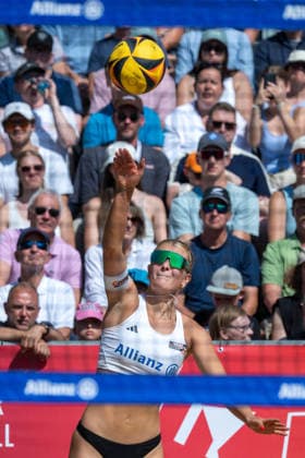 RECORD DATE NOT STATED German Beach Club Finals 2026 - Hannover, Germany 25.07.2026 HANNOVER, GERMANY - JULY 25: Mareet Maidhof (BR Volleys) during the German Beach Club Finals 2026 at Hannover on July 25, 2026 in Hannover, Germany. *** German Beach Club Finals 2026, Hanover, Germany, July 25, 2026 HANOVER, GERMANY, JULY 25 Mareet Maidhof of BR Volleys during the German Beach Club Finals 2026 in Hanover on July 25, 2026, in Hanover, Germany Copyright: xBEAUTIFULxSPORTS PeterxWeberx