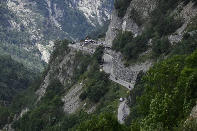 The pack of riders pictured in action during stage 20 of the 2026 Tour de France cycling race, a stage of 171km Le Bourg d Oisans to Alpe d Huez, on Saturday 25 July 2026. The 113th edition of the Tour de France starts on Saturday 4 July in Barcelona, Spain, and will finish in Paris, France on the 26th of July. JASPERxJACOBS  x181999584x