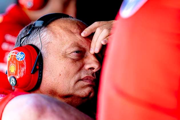 BUDAPEST - Team Principal Frederic Vasseur of Scuderia Ferrari HP during the Formula 1 Hungary at the Hungaroring circuit on July 25, 2026 in Budapest, Hungary. (Photo by DeFodi Images) - *** BUDAPEST: Scuderia Ferrari HP Team Principal Frederic Vasseur during the Formula 1 Hungarian Grand Prix at the Hungaroring circuit on July 25, 2026, in Budapest, Hungary. Photo by DeFodi Images