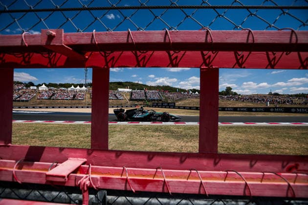 F1 - HUNGARIAN GRAND PRIX 2026 63 RUSSELL George (gbr), Mercedes AMG F1 Team W17, action during the Formula 1 Hungarian Grand Prix 2026, 11th round of the 2026 Formula One World Championship, WM, Weltmeisterschaft from July 24 to 26, 2026 on the Hungaroring, in Mogyorod near Budapest, Hungary -  Copyright: xEricxAlonsox