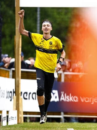260725 Viktor Svensk Stora Tuna OK vinnare i klassen H21 elit under den sista etappen av O-Ringen den 25 juli 2026 i Göteborg. *** July 25, 2026: Viktor Svensk of Stora Tuna OK won the H21 Elite class during the final stage of O Ringen on July 25, 2026, in Gothenburg  Copyright: PETERxHOLGERSSON BB260725PH010