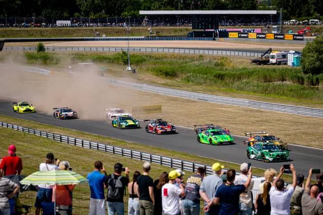 DTM, 9. + 10. Rennen Oschersleben 2026 11 BMW M4 GT3 Evo, Schubert Motorsport: Marco Wittmann, 3 BMW M4 GT3 Evo, Schubert Motorsport: Kelvin van der Linde, 7 Aston Martin Vantage AMR GT3 EVO, Comtoyou Racing: Nicki Thiim - picture by Gruppe C Photography Oschersleben Oschersleben Sachsen-Anhalt Germany Copyright: xGruppexCxPhotographyx