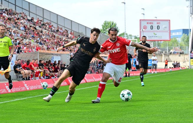 Football, friendly match, Rot Weiss Essen v Borussia Mönchengladbach
