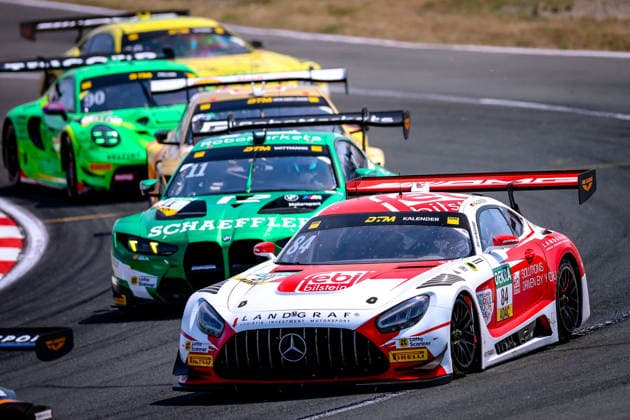 DTM, 9. + 10. Rennen Oschersleben 2026 84 Mercedes-AMG GT3 EVO, Landgraf Motorsport: Tom Kalender, 11 BMW M4 GT3 Evo, Schubert Motorsport: Marco Wittmann - picture by Gruppe C Photography Oschersleben Oschersleben Sachsen-Anhalt Germany Copyright: xGruppexCxPhotographyx