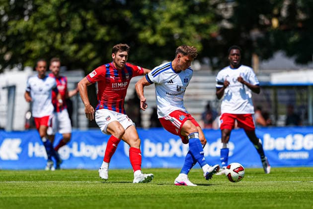 Luca Kerber (1. FC Heidenheim, 20), Nicolai Remberg (Hamburger SV, 21) AUT, Hamburger SV vs. 1. FC Heidenheim, Fussball, Testspiel, Saison 2026 2027, 25.07.2026 AUT, Hamburger SV vs. 1. FC Heidenheim, Fussball, Testspiel, Saison 2026 2027, 25.07.2026 Kematen *** Luca Kerber, 1 FC Heidenheim, 20; Nicolai Remberg, Hamburger SV, 21; AUT, Hamburger SV vs. 1 FC Heidenheim, Soccer, Friendly, 2026–2027 Season, July 25, 2026, AUT, Hamburger SV vs. 1 FC Heidenheim, soccer, friendly match, 2026–2027 season, July 25, 2026, Kematen Copyright: xEibner-Pressefoto MarcelxvonxFehrnx EP_MFN