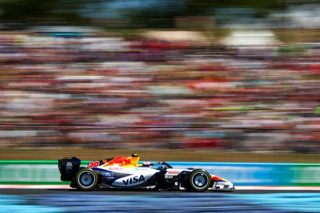 Liam Lawson of New Zealand and Racing Bulls , Qualifying, F1 Grand Prix of Hungary, am 25. July 2026 in Budapeste, Hungary. (Foto von Diogo Cardoso DeFodi Images) Liam Lawson of New Zealand and Racing Bulls , Qualifying, F1 Grand Prix of Hungary, Hungaroring on July 25, 2026 in Budapeste, Hungary. (Photo by Diogo Cardoso DeFodi Images) - *** Liam Lawson of New Zealand and Racing Bulls, Qualifying, F1 Grand Prix of Hungary, on July 25, 2026, in Budapest, Hungary. Photo by Diogo Cardoso DeFodi Images. Liam Lawson of New Zealand and Racing Bulls, Qualifying, F1 Grand Prix of Hungary, Hungaroring on July 25, 2026, in Budapest, Hungary. Photo by Diogo Cardoso DeFodi Images