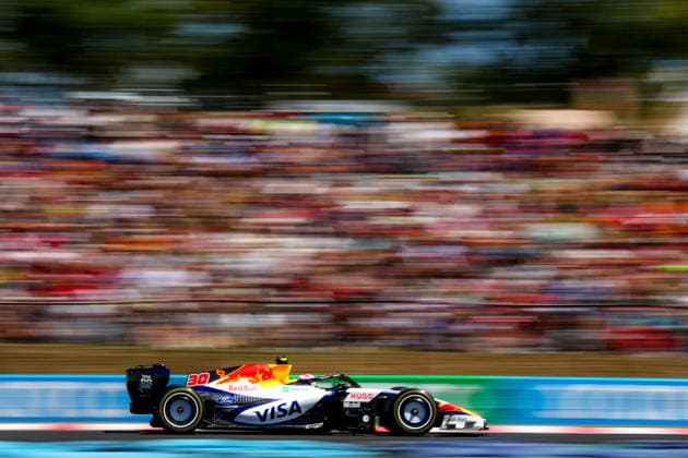 Liam Lawson of New Zealand and Racing Bulls , Qualifying, F1 Grand Prix of Hungary, am 25. July 2026 in Budapeste, Hungary. (Foto von Diogo Cardoso DeFodi Images) Liam Lawson of New Zealand and Racing Bulls , Qualifying, F1 Grand Prix of Hungary, Hungaroring on July 25, 2026 in Budapeste, Hungary. (Photo by Diogo Cardoso DeFodi Images) - *** Liam Lawson of New Zealand and Racing Bulls, Qualifying, F1 Grand Prix of Hungary, on July 25, 2026, in Budapest, Hungary. Photo by Diogo Cardoso DeFodi Images. Liam Lawson of New Zealand and Racing Bulls, Qualifying, F1 Grand Prix of Hungary, Hungaroring on July 25, 2026, in Budapest, Hungary. Photo by Diogo Cardoso DeFodi Images