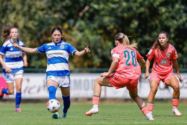 HATTEMERBROEK , 25-07-2026 , sportpark De Kuule , season 2026 2027 , Dutch Preseason football , friendly match between PEC Zwolle (women) and SV Werder Bremen (women) , picture shows PEC Zwolle player Chihiro Ishida PEC Ã Werder Bremen (women friendly)  x205194440x Copyright: