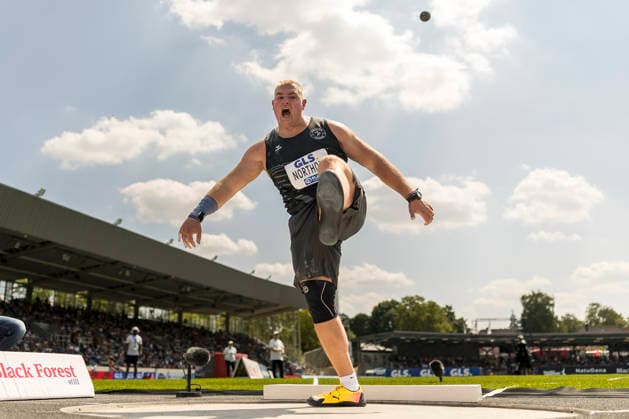 Deutsche Leichtathletik-Meisterschaften; Bochum-Wattenscheid, 25.07.2026 Timo Northoff (LG Bünde-Löhne), Kugelstossen; Deutsche Leichtathletik-Meisterschaften am 25.07.2026 im Lorheide-Stadion, Bochum-Wattenscheid (Nordrhein-Westfalen). *** German Track and Field Championships, Bochum-Wattenscheid, July 25, 2026; Timo Northoff, LG Bünde-Löhne, shot put; German Track and Field Championships on July 25, 2026, at Lorheide Stadium, Bochum-Wattenscheid, North Rhine-Westphalia Copyright: xBEAUTIFULxSPORTS AxelxKohringx