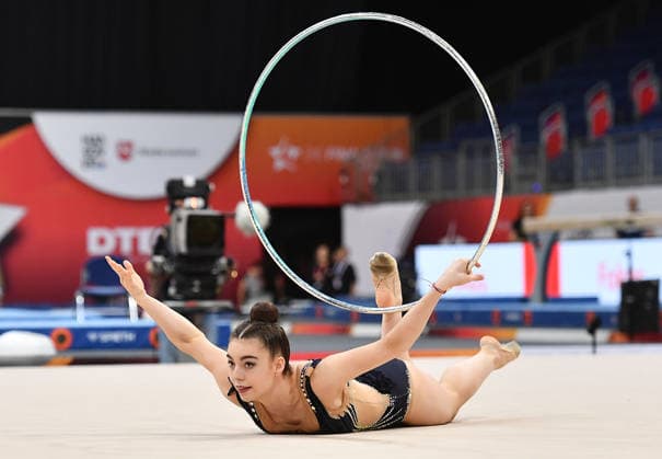 25.07.2026, xhbx, Turnen Rhythmische Sportgymnastik, Deutsche Meisterschaften 2026 v.l. Nea Sophie Stanger (TB Oppau) (DFL DFB REGULATIONS PROHIBIT ANY USE OF PHOTOGRAPHS as IMAGE SEQUENCES and or QUASI-VIDEO) Hannover *** July 25, 2026, xhbx, Rhythmic Gymnastics, 2026 German Championships by Nea Sophie Stanger, TB Oppau. DFL and DFB regulations prohibit any use of photographs as image sequences and or quasi-video. Hanover