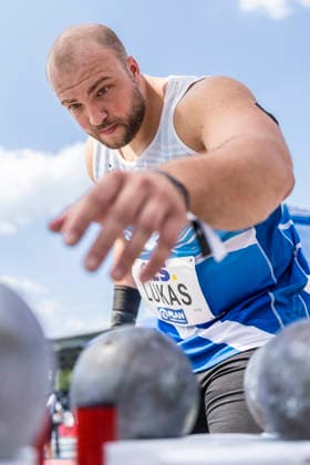 Deutsche Leichtathletik-Meisterschaften; Bochum-Wattenscheid, 25.07.2026 Dennis Lukas (LG Idar-Oberstein); Deutsche Leichtathletik-Meisterschaften am 25.07.2026 im Lorheide-Stadion, Bochum-Wattenscheid (Nordrhein-Westfalen). *** German Track and Field Championships, Bochum-Wattenscheid, July 25, 2026; Dennis Lukas, LG Idar-Oberstein; German Track and Field Championships on July 25, 2026, at Lorheide Stadium, Bochum-Wattenscheid, North Rhine-Westphalia Copyright: xBEAUTIFULxSPORTS AxelxKohringx