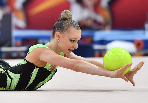 25.07.2026, xhbx, Turnen Rhythmische Sportgymnastik, Deutsche Meisterschaften 2026 v.l. Anastasia Stroh (TV St. Wendel) Ball (DFL DFB REGULATIONS PROHIBIT ANY USE OF PHOTOGRAPHS as IMAGE SEQUENCES and or QUASI-VIDEO) Hannover *** July 25, 2026, xhbx, Rhythmic Gymnastics, 2026 German Championships by Anastasia Stroh, TV St. Wendel, Ball, DFL, DFB. REGULATIONS PROHIBIT ANY USE OF PHOTOGRAPHS AS IMAGE SEQUENCES AND OR QUASI-VIDEO. Hanover