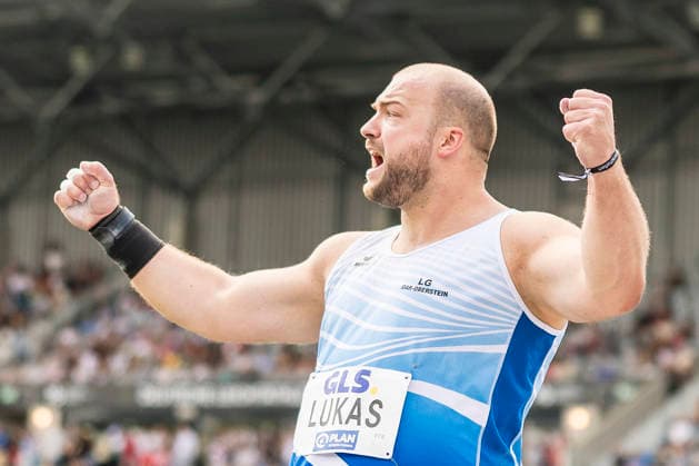 Deutsche Leichtathletik-Meisterschaften; Bochum-Wattenscheid, 25.07.2026 Dennis Lukas (LG Idar-Oberstein); Deutsche Leichtathletik-Meisterschaften am 25.07.2026 im Lorheide-Stadion, Bochum-Wattenscheid (Nordrhein-Westfalen). *** German Track and Field Championships, Bochum-Wattenscheid, July 25, 2026; Dennis Lukas, LG Idar-Oberstein; German Track and Field Championships on July 25, 2026, at Lorheide Stadium, Bochum-Wattenscheid, North Rhine-Westphalia Copyright: xBEAUTIFULxSPORTS AxelxKohringx
