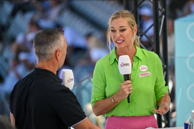 TENNIS - ATP, Tennis Herren Generali Open 2026 KITZBUEHEL,AUSTRIA,25.JUL.26 - TENNIS - ATP World Tour, Generali Open. Image shows Barbara Schett Eagle (Servus TV).  GEPAxpictures xDanielxSchoenherr