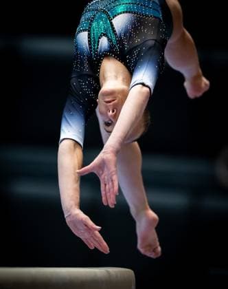 ROTTERDAM - Sanne Wevers during the qualifying competition for the European Gymnastics Championships. The European Championships are taking place in the Croatian capital, Zagreb. IRIS VAN DEN BROEK ANP xVIxANPxSportx xxANPxIVx 564259808 originalFilename: 564259808.jpg