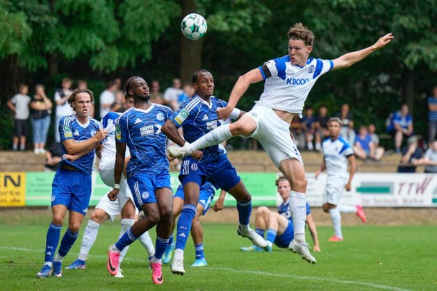 Football, friendly match, SV Meppen v Schalke 04 U23s