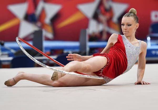 25.07.2026, xhbx, Turnen Rhythmische Sportgymnastik, Deutsche Meisterschaften 2026 v.l. Anastasia Stroh (TV St. Wendel) Reifen (DFL DFB REGULATIONS PROHIBIT ANY USE OF PHOTOGRAPHS as IMAGE SEQUENCES and or QUASI-VIDEO) Hannover *** July 25, 2026, xhbx, Rhythmic Gymnastics, 2026 German Championships by Anastasia Stroh, TV St. Wendel, Hoop, DFL, DFB. REGULATIONS PROHIBIT ANY USE OF PHOTOGRAPHS AS IMAGE SEQUENCES AND OR QUASI-VIDEO. Hanover