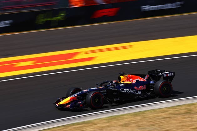 Ahead of the Formula 1 Hungarian Grand Prix MOGYOROD, HUNGARY - JULY 25: Max Verstappen of RedBull Racing attends the free practice ahead of the 2026 Formula 1 Hungarian Grand Prix at the Hungaroring in Mogyorod, Hungary, on July 25, 2026. Arpad Kurucz Anadolu Budapest Hungary. Editorial use only. Please get in touch for any other usage.  Copyright: x2026xAnadoluxArpadxKuruczx