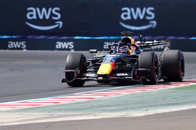 F1 Hungarian Gran Prix Max Verstappen of Oracle Red Bull Racing on track during final practice for the F1 Grand Prix of Hungary at Hungaroring on July 25, 2026 in Mogyorod, Hungary. Mogyorod Hungaroring Hungary Copyright: xMarcoxCanonierox