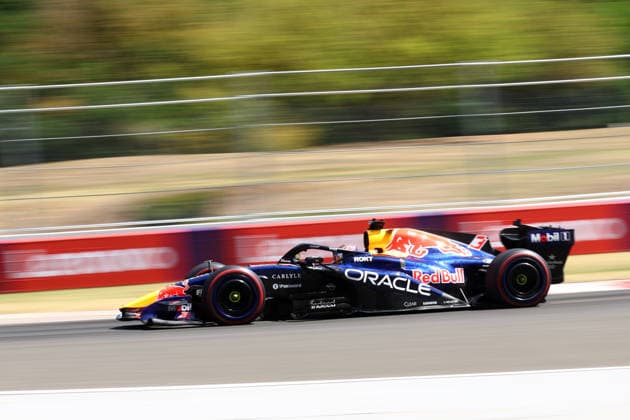 F1 Hungarian Gran Prix Max Verstappen of Oracle Red Bull Racing on track during final practice for the F1 Grand Prix of Hungary at Hungaroring on July 25, 2026 in Mogyorod, Hungary. Mogyorod Hungaroring Hungary Copyright: xMarcoxCanonierox