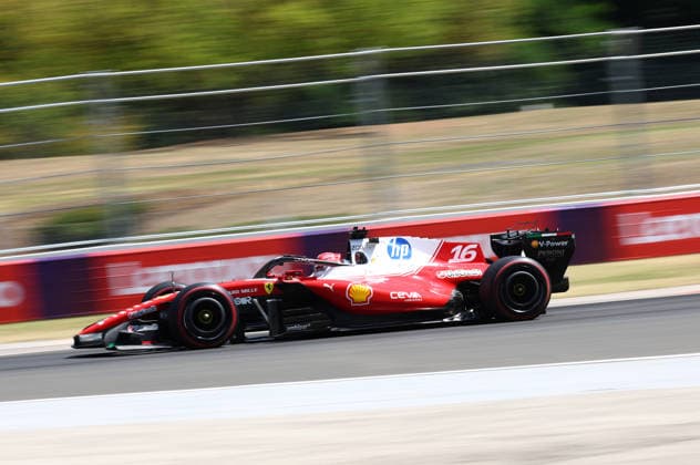 F1 Hungarian Gran Prix Charles Leclerc of Scuderia Ferrari HP on track during final practice for the F1 Grand Prix of Hungary at Hungaroring on July 25, 2026 in Mogyorod, Hungary. Mogyorod Hungaroring Hungary Copyright: xMarcoxCanonierox