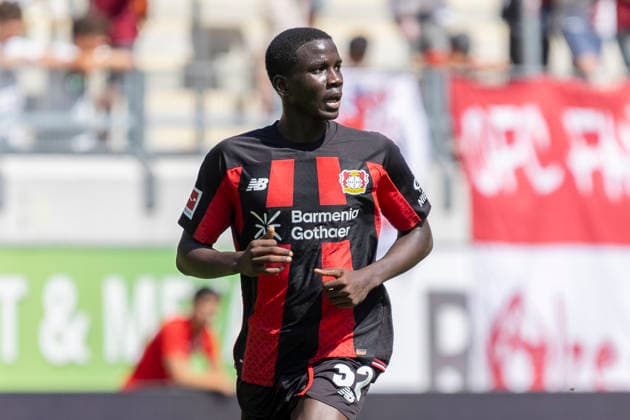 Testspiel: Kickers Offenbach - Bayer Leverkusen, 25.07.2026 Abdoulaye Faye (Bayer 04 Leverkusen 32), Freisteller Portrait Porträt, Kickers Offenbach - Bayer Leverkusen, Offenbach, Plutos Stadion am Bieberer Berg, 25.7.2026 *** Friendly Match: Kickers Offenbach vs. Bayer Leverkusen, July 25, 2026; Abdoulaye Faye, Bayer 04 Leverkusen, age 32; Close-up Portrait; Kickers Offenbach vs. Bayer Leverkusen; Offenbach; Pluto Stadium at Bieberer Berg, July 25, 2026 Copyright: xBEAUTIFULxSPORTS Gawlikx