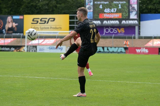 Leon Albrecht (FC 08 Villingen, 22) FC 08 Villingen vs. Delay Sports Berlin , Fussball, Vorbereitung, Testspiel, Saison 2026 2027, 25.07.2026 FC 08 Villingen vs. Delay Sports Berlin , Fussball, Vorbereitung, Testspiel, Saison 2026 2027, 25.07.2026 Villingen *** Leon Albrecht FC 08 Villingen, 22 FC 08 Villingen vs. Delay Sports Berlin, Soccer, Preseason, Friendly, 2026–2027 Season, July 25, 2026, FC 08 Villingen vs. Delay Sports Berlin, Soccer, Preseason, Friendly, 2026–2027 Season, July 25, 2026, Villingen Copyright: xEibner-Pressefotox EP_TBR