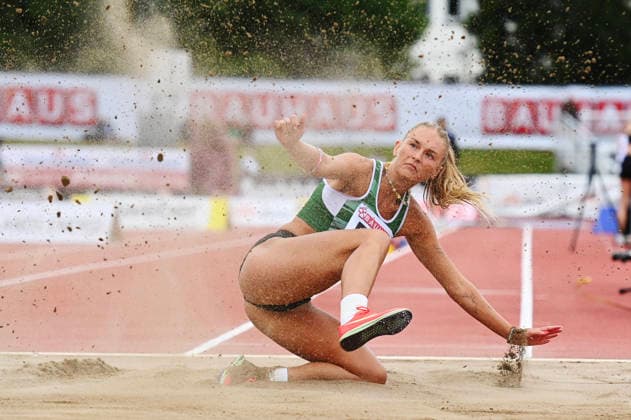 UPPSALA, SWEDEN 20260725 Victoria Jacobsson in the women s triple jump during the Swedish Athletics Championships at Uppsala Athletics Stadium on Saturday. UPPSALA SWEDEN x62610x *** UPPSALA, SWEDEN, July 25, 2026 Victoria Jacobsson in the women’s triple jump during the Swedish Athletics Championships at Uppsala Athletics Stadium on Saturday UPPSALA, SWEDEN x62610x  Copyright: xAnnaxHallams TTx ATHLETICS CHAMPIONSHIPS IN UPPSALA