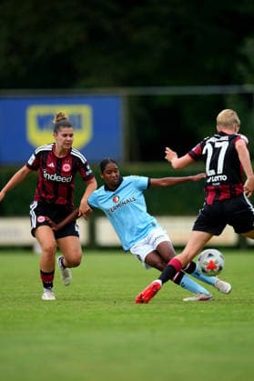 Club Friendly: Eintracht Frankfurt Woman v Feyenoord Rotterdam V1 Horst - Ilayah Dostmohamed of Feyenoord Rotterdam V1 during a friendly in preparation of the 2026 2027 season. The match is set between Eintracht Frankfurt Woman and Feyenoord Rotterdam V1 at RKsv Wittenhorst on 25 July 2026 in Horst, The Netherlands. (Hero Images Yannick Verhoeven) Copyright: xYannickxVerhoevenx