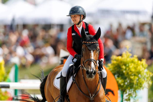 HAGEN a.T.W. - FEI Jumping European Championship, EM, Europameisterschaft Children, Juniors and Young Rider 2026, HAGEN a.T.W. - FEI Jumping European Championship Children, Juniors and Young Rider 2026 OSING Mila (GER), Capitaine Final Individual Einzelfinale CH-EU-Ch-S - Children Final Individuals over two rounds - FIRST ROUND Hagen a.T.W., Reitanlage Haunhorst 25. July 2026 - *** HAGEN a T W FEI Jumping European Championship for Children, Juniors, and Young Riders 2026, HAGEN a T W FEI Jumping European Championship for Children, Juniors, and Young Riders 2026 OSING Mila GER, Team Captain Individual Final CH EU Ch S Children’s Individual Final over two rounds FIRST ROUND Hagen a T W, Haunhorst Equestrian Center, July 25, 2026