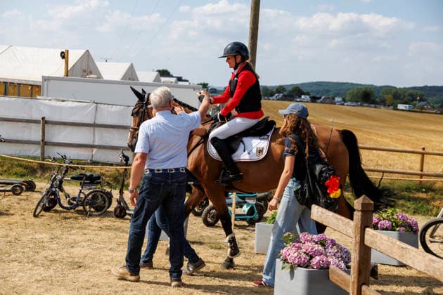 HAGEN a.T.W. - FEI Jumping European Championship, EM, Europameisterschaft Children, Juniors and Young Rider 2026, HAGEN a.T.W. - FEI Jumping European Championship Children, Juniors and Young Rider 2026 OSING Mila (GER), Capitaine Final Individual Einzelfinale CH-EU-Ch-S - Children Final Individuals over two rounds - FIRST ROUND Hagen a.T.W., Reitanlage Haunhorst 25. July 2026 - *** HAGEN a T W FEI Jumping European Championship for Children, Juniors, and Young Riders 2026, HAGEN a T W FEI Jumping European Championship for Children, Juniors, and Young Riders 2026 OSING Mila GER, Team Captain Individual Final CH EU Ch S Children’s Individual Final over two rounds FIRST ROUND Hagen a T W, Haunhorst Equestrian Center, July 25, 2026
