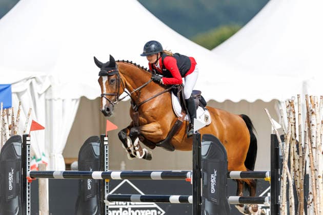 HAGEN a.T.W. - FEI Jumping European Championship, EM, Europameisterschaft Children, Juniors and Young Rider 2026, HAGEN a.T.W. - FEI Jumping European Championship Children, Juniors and Young Rider 2026 OSING Mila (GER), Capitaine Final Individual Einzelfinale CH-EU-Ch-S - Children Final Individuals over two rounds - FIRST ROUND Hagen a.T.W., Reitanlage Haunhorst 25. July 2026 - *** HAGEN a T W FEI Jumping European Championship for Children, Juniors, and Young Riders 2026, HAGEN a T W FEI Jumping European Championship for Children, Juniors, and Young Riders 2026 OSING Mila GER, Team Captain Individual Final CH EU Ch S Children’s Individual Final over two rounds FIRST ROUND Hagen a T W, Haunhorst Equestrian Center, July 25, 2026
