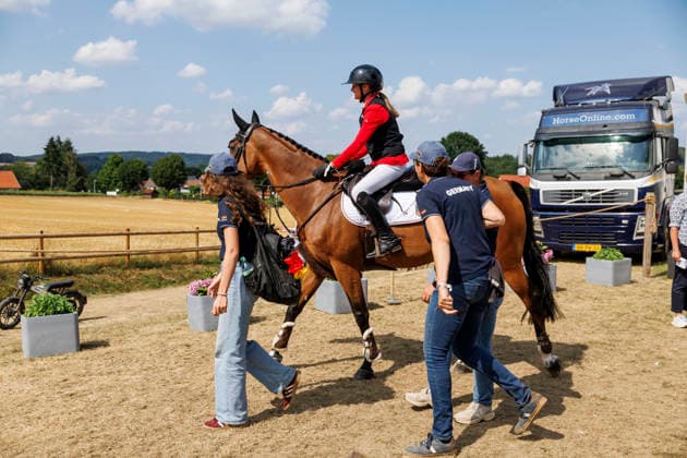 HAGEN a.T.W. - FEI Jumping European Championship, EM, Europameisterschaft Children, Juniors and Young Rider 2026, HAGEN a.T.W. - FEI Jumping European Championship Children, Juniors and Young Rider 2026 OSING Mila (GER), Capitaine Final Individual Einzelfinale CH-EU-Ch-S - Children Final Individuals over two rounds - FIRST ROUND Hagen a.T.W., Reitanlage Haunhorst 25. July 2026 - *** HAGEN a T W FEI Jumping European Championship for Children, Juniors, and Young Riders 2026, HAGEN a T W FEI Jumping European Championship for Children, Juniors, and Young Riders 2026 OSING Mila GER, Team Captain Individual Final CH EU Ch S Children’s Individual Final over two rounds FIRST ROUND Hagen a T W, Haunhorst Equestrian Center, July 25, 2026