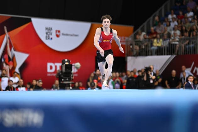 Alexander Kunz (TSV Pfuhl) DIE FINALS 2026 - Deutsche Meisterschaften Geraeteturnen Geraetefinals Maenner, 25.07.2026 DIE FINALS 2026 - Deutsche Meisterschaften Geraeteturnen Geraetefinals Maenner, 25.07.2026 Hannover *** Alexander Kunz, TSV Pfuhl, THE FINALS 2026 German Artistic Gymnastics Championships, Men s Apparatus Finals, July 25, 2026, THE FINALS 2026 German Artistic Gymnastics Championships, Men s Apparatus Finals, July 25, 2026, Hanover Copyright: xEibner-Pressefoto xHoepnerx EP_PHR