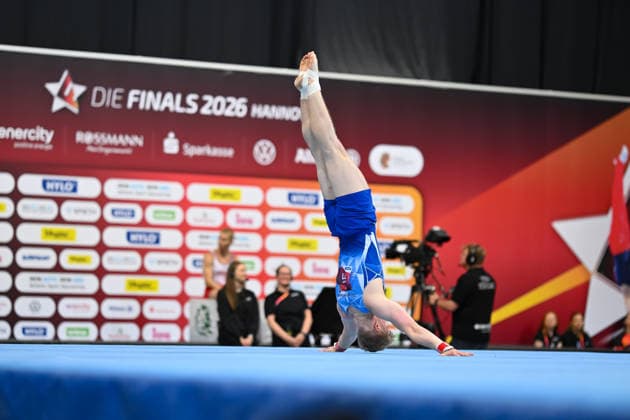 Valentin Zapf (TSV Unterfoehring) DIE FINALS 2026 - Deutsche Meisterschaften Geraeteturnen Geraetefinals Maenner, 25.07.2026 DIE FINALS 2026 - Deutsche Meisterschaften Geraeteturnen Geraetefinals Maenner, 25.07.2026 Hannover *** Valentin Zapf, TSV Unterföhring, THE FINALS 2026 German Artistic Gymnastics Championships, Men s Apparatus Finals, July 25, 2026, THE FINALS 2026 German Artistic Gymnastics Championships, Men s Apparatus Finals, July 25, 2026, Hanover Copyright: xEibner-Pressefoto xHoepnerx EP_PHR
