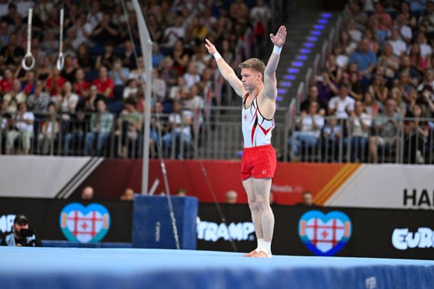Gabriel Eichhorn (MTV Stuttgart 1843) DIE FINALS 2026 - Deutsche Meisterschaften Geraeteturnen Geraetefinals Maenner, 25.07.2026 DIE FINALS 2026 - Deutsche Meisterschaften Geraeteturnen Geraetefinals Maenner, 25.07.2026 Hannover *** Gabriel Eichhorn MTV Stuttgart 1843 THE FINALS 2026 German Artistic Gymnastics Championships Men s Apparatus Finals, July 25, 2026 THE FINALS 2026 German Artistic Gymnastics Championships Men s Apparatus Finals, July 25, 2026, Hanover Copyright: xEibner-Pressefoto xHoepnerx EP_PHR