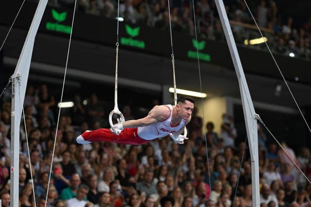 Andreas Toba (Turn-Klubb zu Hannover 1858) DIE FINALS 2026 - Deutsche Meisterschaften Geraeteturnen Geraetefinals Maenner, 25.07.2026 DIE FINALS 2026 - Deutsche Meisterschaften Geraeteturnen Geraetefinals Maenner, 25.07.2026 Hannover *** Andreas Toba Gymnastics Club Hannover 1858 THE FINALS 2026 German Artistic Gymnastics Championships Men s Apparatus Finals, July 25, 2026 THE FINALS 2026 German Artistic Gymnastics Championships Apparatus Finals Men, July 25, 2026 Hanover Copyright: xEibner-Pressefoto xHoepnerx EP_PHR