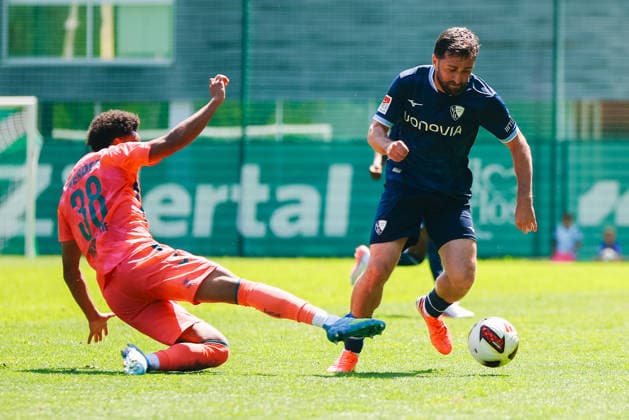 SOCCER - Bremen vs Bochum, test match ZELL AM ZILLER,AUSTRIA,25.JUL.26 - SOCCER - 1. DFL, 1. Deutsche Bundesliga, 2. DFL, 2. Deutsche Bundesliga, SV Werder Bremen vs VfL Bochum, test match. Image shows Berkan Taz (Bochum).  GEPAxpictures xOleskiixMarusyk