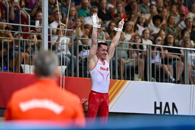 Andreas Toba (Turn-Klubb zu Hannover 1858) DIE FINALS 2026 - Deutsche Meisterschaften Geraeteturnen Geraetefinals Maenner, 25.07.2026 DIE FINALS 2026 - Deutsche Meisterschaften Geraeteturnen Geraetefinals Maenner, 25.07.2026 Hannover *** Andreas Toba Gymnastics Club Hannover 1858 THE FINALS 2026 German Artistic Gymnastics Championships Men s Apparatus Finals, July 25, 2026 THE FINALS 2026 German Artistic Gymnastics Championships Apparatus Finals Men, July 25, 2026 Hanover Copyright: xEibner-Pressefoto xHoepnerx EP_PHR