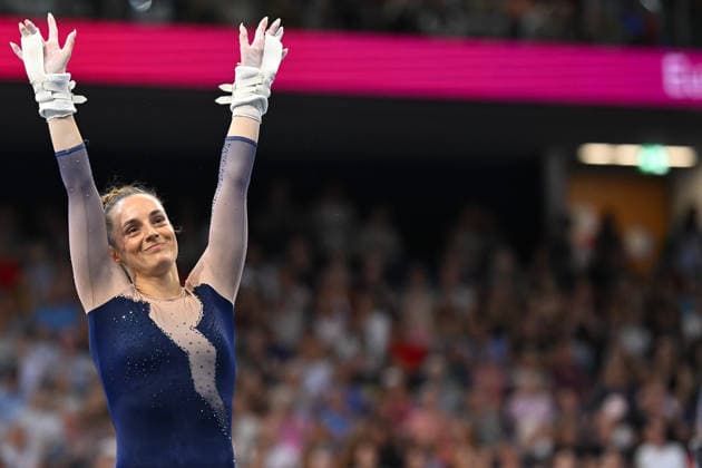 Pauline Schaefer-Betz (KTV Chemnitz e.V.) DIE FINALS 2026 - Deutsche Meisterschaften Geraeteturnen Geraetefinals Frauen, 25.07.2026 DIE FINALS 2026 - Deutsche Meisterschaften Geraeteturnen Geraetefinals Frauen, 25.07.2026 Hannover *** Pauline Schaefer Betz, KTV Chemnitz e.V. THE FINALS 2026 German Artistic Gymnastics Championships Women’s Apparatus Finals, July 25, 2026 THE FINALS 2026 German Artistic Gymnastics Championships Women’s Apparatus Finals, July 25, 2026, Hanover Copyright: xEibner-Pressefoto xHoepnerx EP_PHR