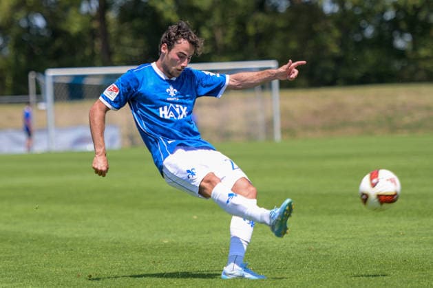 25.07.2026, Bad Wörishofen, Deutschland. Testspiel des SV Darmstadt 98 (2. Bundesliga) gegen die SG Sonnenhof Großaspach (3. Liga). Christopher Lannert (SV Darmstadt 98) *** July 25, 2026, Bad Wörishofen, Germany: Friendly match between SV Darmstadt 98 (2. Bundesliga) and SG Sonnenhof Großaspach (3. Liga); Christopher Lannert, SV Darmstadt 98